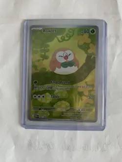 Pokemon TCG Perfect Order Rowlet 90/88 Illustration Rare NM - Image 1