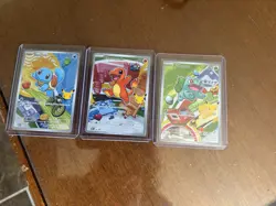 Pokemon First Partner Illustration Collection Series 1 Kanto Gen 1 Starter Set - Image 1
