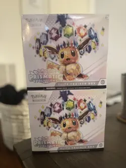 Pokemon TCG Prismatic Evolution Elite Trainer Box ETB Factory Sealed LOT OF 2 - Image 1