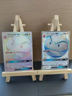 Pokemon TCG Electode GX Shiny & Rainbow Hyper rare 172/168 Celestial Storm - Image 1
