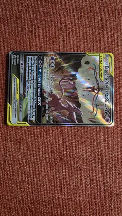Pokemon TCG Espeon & Deoxys GX SM240 SM Black Star Promo TAG TEAM Holo 260 HP EN - Image 2