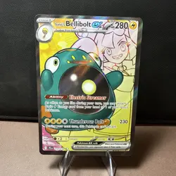 Iono's Bellibolt EX Holo-Pokemon TCG Card 172/159 SV Journey Together Ultra Rare - Image 1