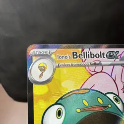 Iono's Bellibolt EX Holo-Pokemon TCG Card 172/159 SV Journey Together Ultra Rare - Image 3