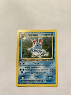 Pokemon TCG Azumarill Neo Genesis 2/111 Holo 1st Edition Holo Rare - Image 1