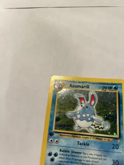 Pokemon TCG Azumarill Neo Genesis 2/111 Holo 1st Edition Holo Rare - Image 2