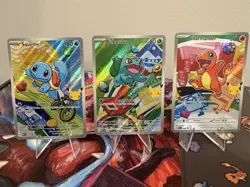 Pokemon First Partner Illustration Collection Series 1 Kanto Gen 1 Starters Set - Image 2