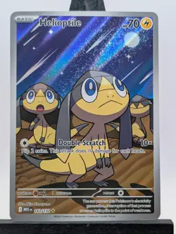 NM Helioptile 143/132 Mega Evolutions Illustration Rare Pokemon Card - Image 1