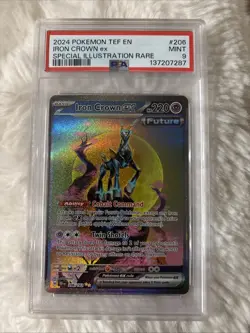 Pokemon TCG Iron Crown EX Scarlet & Violet Temporal Forces 206/162 - Image 1