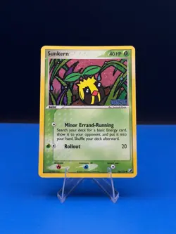 Pokemon Sunkern Common Unseen Forces 76/115 HP Reverse Holo Stamped - LP - Image 1