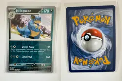 NIDOQUEEN 031/165 151 UNCOMMON POKEMON REVERSE HOLO NM/M TEEZIRO - Image 3