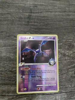 Pokemon Platinum Crobat G #47/127 [REVERSE HOLO] Team Galactic - Image 2