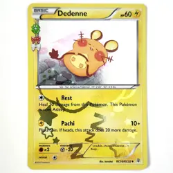 Pokemon TCG Dedenne RC10 Generations Radiant Collection Pokemon LP Light Play - Image 1