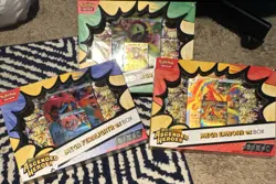 Pokemon TCG Ascended Heroes Mega Feraligatr/Meganium/Emboar ex 3 Box Lot - Image 1