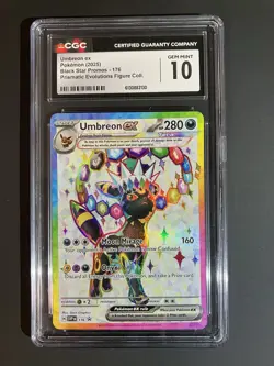 Umbreon EX 176 Black Star Promos - Full Art Holo - CGC 10 - Pokemon TCG - Image 1