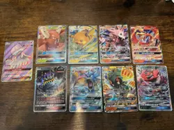 Pokemon Sun and Moon Gx Full Art Lot of 9 Ultra Rare - Image 1