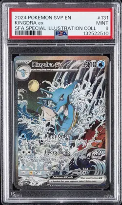 2024 POKEMON SVP PROMO SPECIAL ILLUSTRATION COLLECTION #131 KINGDRA EX PSA 9 - Image 1