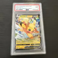 2023 POKEMON SWSH BSP PIKACHU V CRZ COLL - PIKACHU VMAX PSA 9 - Image 1