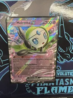 Pokemon TCG Meloetta EX 044/086 Black Bolt Double Rare Holo - Image 1