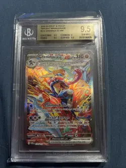 BGS 9.5 Greninja ex 214/167 2024 Pokemon Scarlet and Violet Twilight Masquerade - Image 1