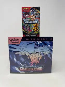 Pokemon TCG: Chaos Rising 1X Booster Bundle and 1X ETB Factory Sealed New - Image 1