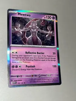 Pokemon TCG Mewtwo 150 / 165 Sv Scarlet & Violet MEW 151 Holo Psychic - Image 5