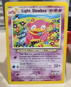 Pokemon TCG Light Slowbro Neo Destiny 51/105 Uncommon NM - Image 1