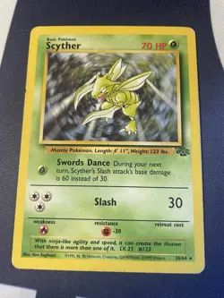 Scyther 26/64 Rare Jungle Pokemon Unlimited MP - Image 1