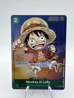 Monkey.D.Luffy P-037 1st Anniversary Tournament One Piece Promo Cards Stamped - Image 1