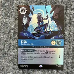 Disney Lorcana Wilds Unknown Kida Guardian Of The Path 217/204 Epic Foil - Image 1
