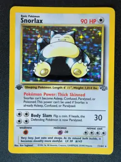 Snorlax 11/64 | Pokemon TCG | Jungle 1st Edition | Holo Rare | MP - Image 1