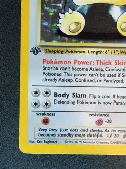 Snorlax 11/64 | Pokemon TCG | Jungle 1st Edition | Holo Rare | MP - Image 5