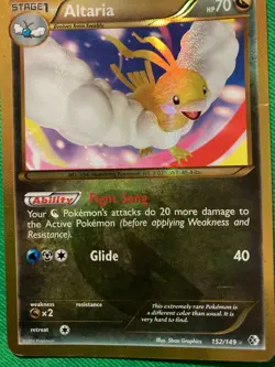 Pokemon TCG Altaria Boundaries Crossed 152/149 Holo Secret Rare - Image 1