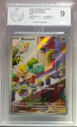 2024 Pokemon Stellarkrone - Bisasam - SCR 143/142 - PGS 9 Grading Deutsch - Image 1