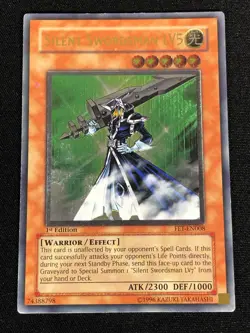 Yugioh Silent Swordsman LV5 FET-EN008 1ST ULTIMATE (MP) - Image 1