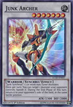 Junk Archer - LC5D-EN037 - Super Rare - 1st Edition x1 Lightly Played - Image 1