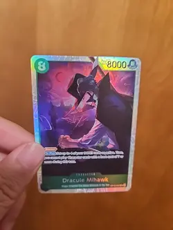 Dracule Mihawk OP12-030 SR Legacy Of The Master One Piece Card Game English - Image 1