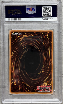 Yugioh Card 1st Ed. White Aura Whale Secret Rare PSA 8, BLLR-EN020, Konami 2017 - Image 2