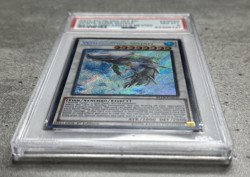 Yugioh Card 1st Ed. White Aura Whale Secret Rare PSA 8, BLLR-EN020, Konami 2017 - Image 3