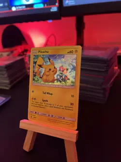 Pikachu - General Mills SM86 Black Star Promo Holo Pokemon Card MP - Image 3