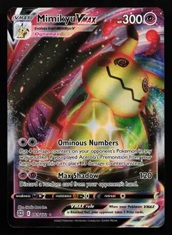 Mimikyu VMAX 069/172 Ultra Rare Brilliant Stars Pokemon Card - Image 1