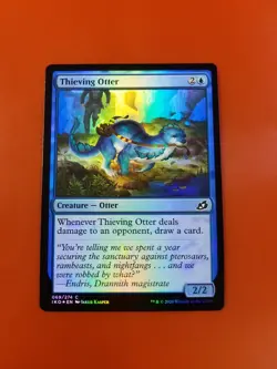 1x Thieving Otter | FOIL | Ikoria Lair of Behemoths | MTG Magic Cards - Image 3