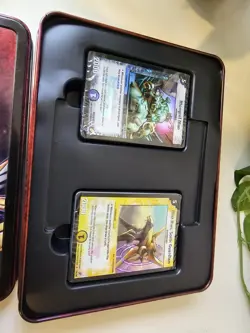 Duel Masters Shadowclash Collector Set Cards in Tin Box 2004, New-open Box. - Image 2