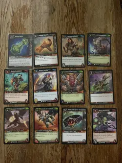 WOW World of Warcraft tcg lot 12 Cards - Image 1