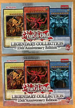 YU-GI-OH 25TH ANNIVERSARY EDITION SETS LEGENDARY COLLECTION SEALED LOT OF 2 - Image 1