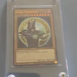Konami Yu-Gi-Oh! Dark Magician LOB-005 Ultra Rare Holo English 2500/2100 - Image 1