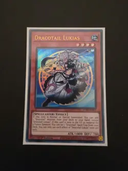 Dracotail Lukias JUSH-EN001 Ultra Rare 1st Edition NM Yugioh - Image 1
