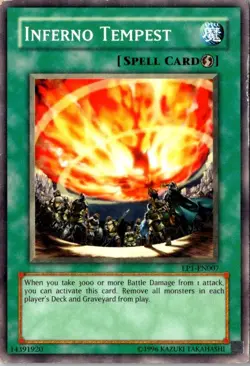 Inferno Tempest Common Yu-Gi-Oh! Movie Exclusive Pack EP1-EN007 MP - Image 1