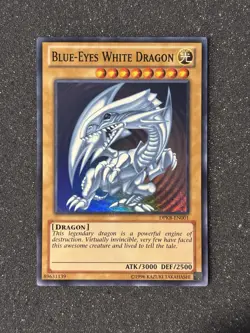 Yu-Gi-Oh! Blue-Eyes White Dragon DPKB-EN001 Super Rare Unlimited NM - Image 1