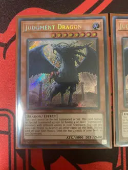 YuGiOh 2x Judgment Dragon LODT-EN026 (2024 Reprint) Unlimited NM - Image 2