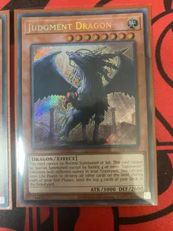 YuGiOh 2x Judgment Dragon LODT-EN026 (2024 Reprint) Unlimited NM - Image 3